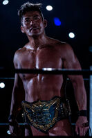 SANADA as the IWGP World Heavyweight Champion