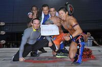 Ricochet with Naruki Doi, Masato Yoshino, PAC and Rich Swann founding WORLD-1 INTERNATIONAL