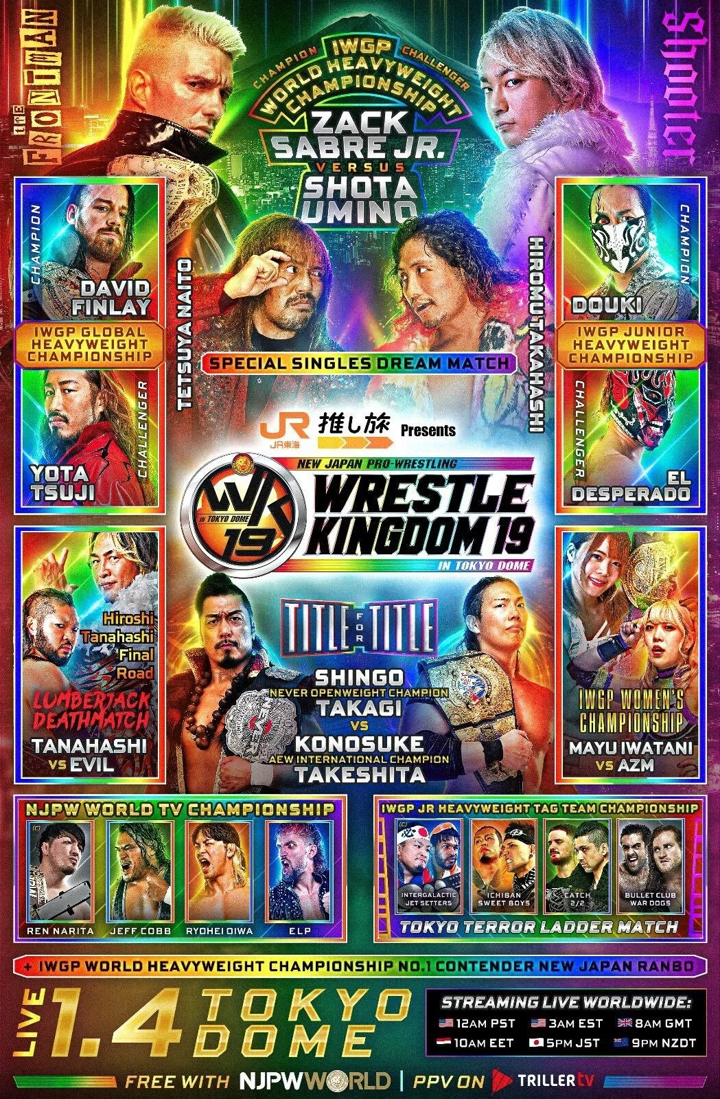 Wrestle Kingdom 19 in Tokyo Dome | Puroresu System Wiki | Fandom