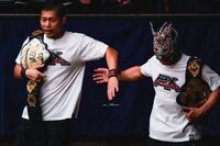 Doi and Kid as Open The Twin Gate Champions