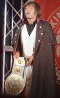 Tetsuya Naito as the IWGP Intercontinental Champion in his fourth reign