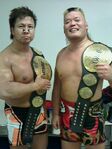 Satoshi Kojima and Hiroyoshi Tenzan