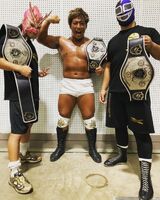 Ben-K, Dia and Machine J as Open The Triangle Gate Champions