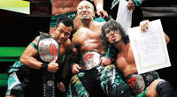 YAMATO as the Triangle Gate Champion with Gamma and Masato Yoshino