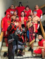 R.E.D after Masato Yoshino and Naruki Doi's part-time addition (missing BxB Hulk, Dia Inferno, Diamante, KAI, Kaito Ishida and SB KENTo)