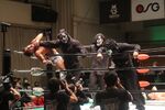 Metal Warriors invading a match in Pro Wrestling Noah