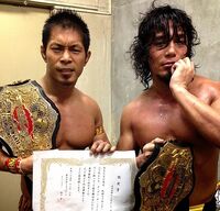 YAMADoi as a 1 time Open The Twin Gate Champions