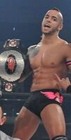 Ricochet as Open The Brave Gate Champion