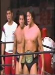 Tatsumi Fujinami and Kengo Kimura