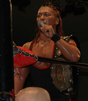 Shingo Takagi as 1 time Open The Dream Gate Champion during his KAMIKAZE reign