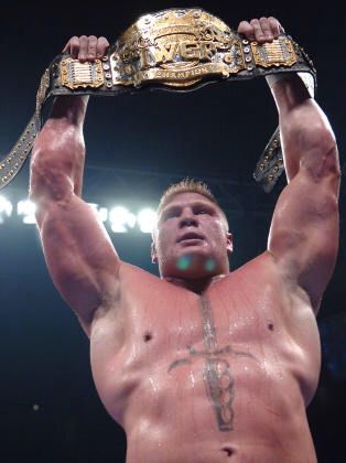 wwe world heavyweight championship belt brock lesnar