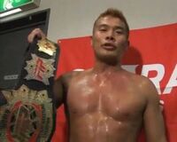 Mochizuki as the FIP World Heavyweight Champion