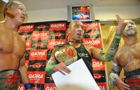 CIMA, Gamma and Genki Horiguchi as Open The Triangle Gate Champions