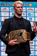 Sabre as the NJPW World Television Champion