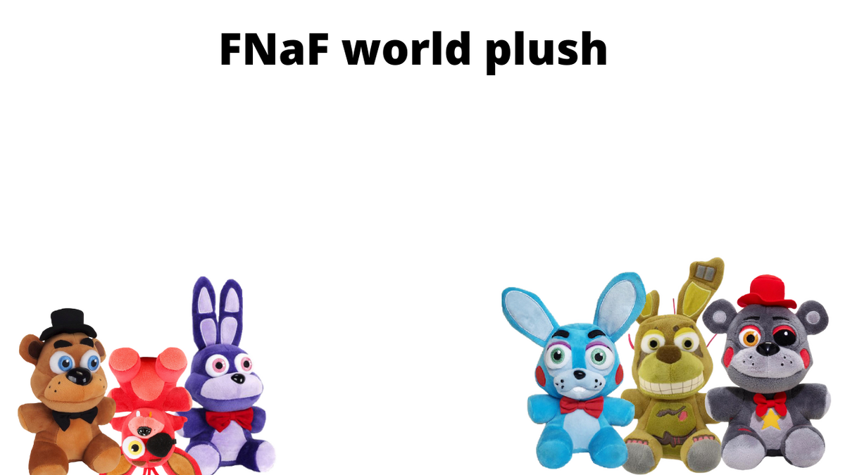 FNaF world plush series Purple bird productions Wiki Fandom