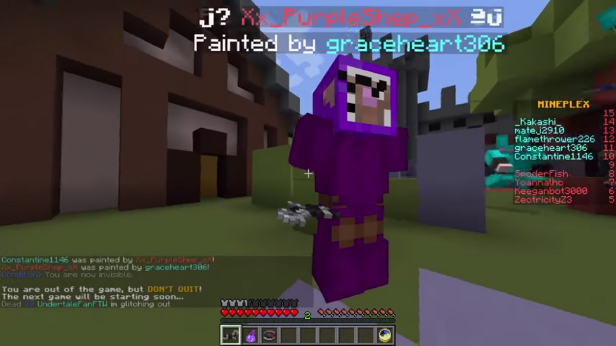 Purple Shep Armor Stand Purple Sheep Wikia Fandom