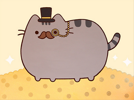 pusheen the cat super fancy