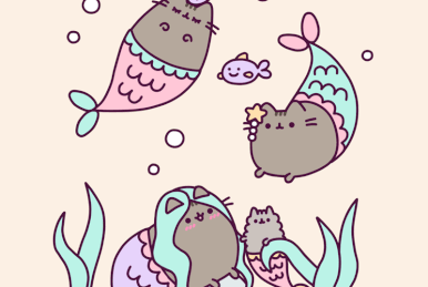 Pusheen mermaid shirt sales
