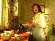 Ned's mother in the kitchen of her Coeur d'Coeurs home.