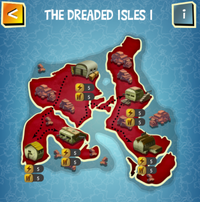 THE DREADED ISLES I map