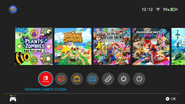 Plants vs. Zombies: Build Your Lawn! 2 in the Nintendo Switch main menu