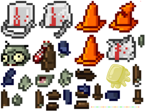 8-bit Zombie's textures, and armor.