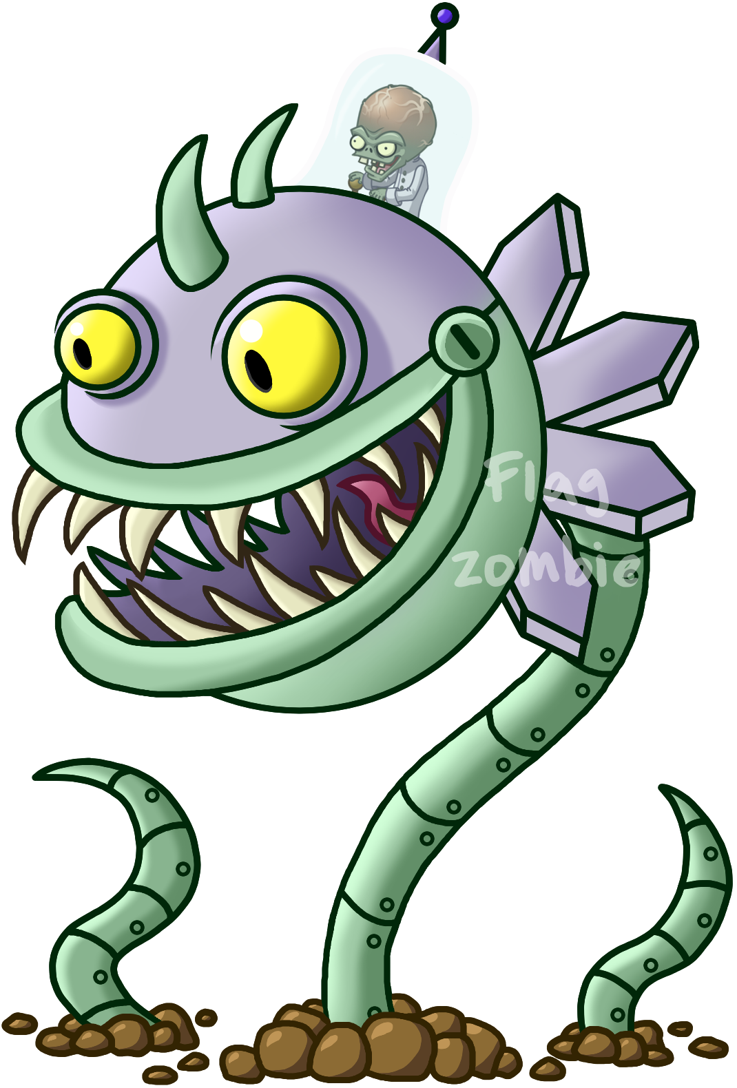 Zombot Fly Fryer | Plants vs. Zombies Character Creator Wiki | Fandom