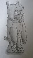 Bunny Suit Zombie Drawing Comic