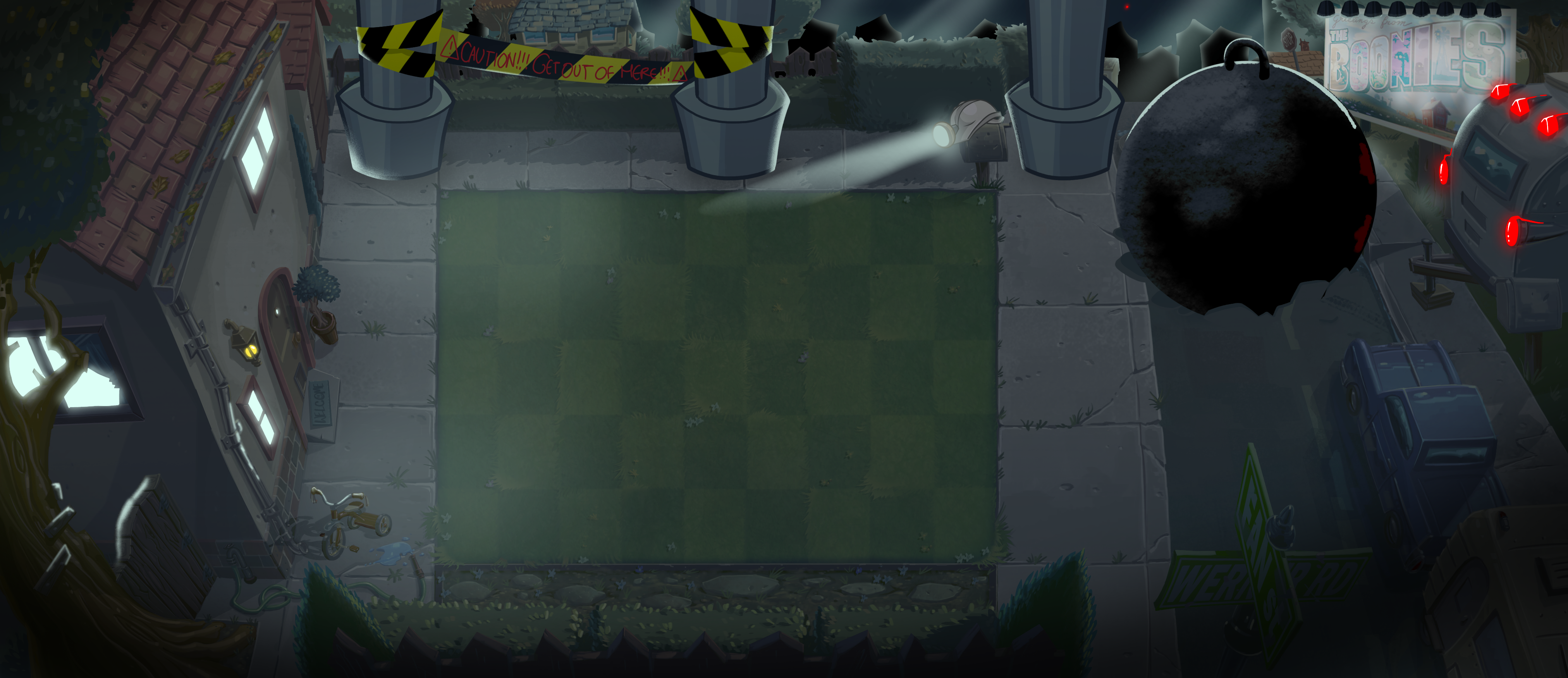 Plants vs Zombies 2 Sky City Minecraft Map