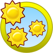 An environment badge that indicating that the area taking place during the day.