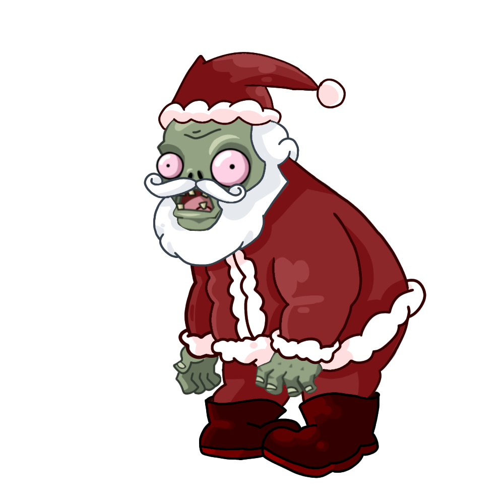 Santa Zombie | Plants vs. Zombies Character Creator Wiki | Fandom