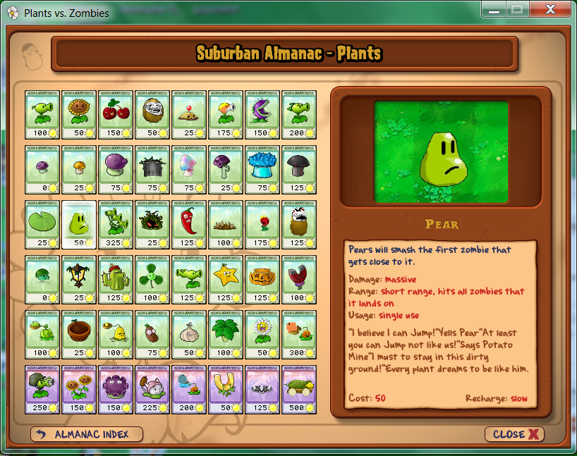 Pear, Plants vs Zombies Mod Wiki