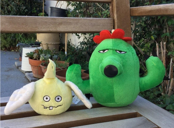 plants vs zombies cactus plush