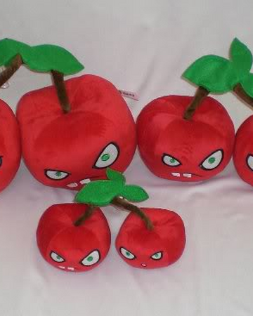 plants vs zombies cherry bomb plush