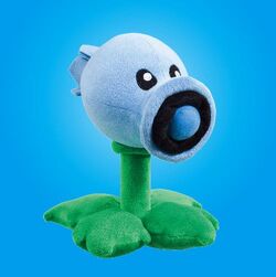 特撮 Snow Peace toy Snow Pea (SegaPrize Europe) | Plants vs. Zombies Plush Wiki