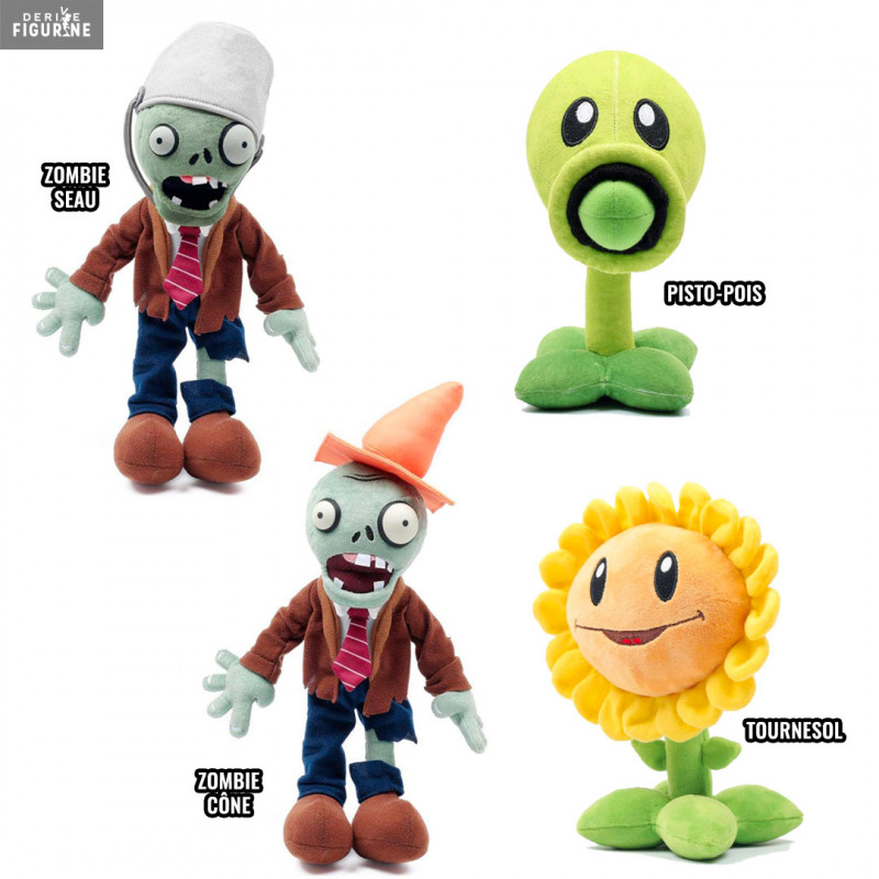 Game Plants VS Zombies Action Figure PVZ Pea Shooter & Zombie Set