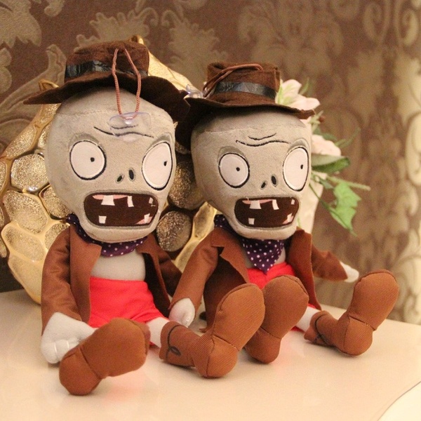 Plants Vs Zombies Cowboy Zombie & Chili Bean 3 Action Figur