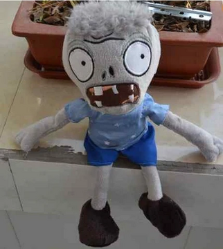 Plants vs zombies zombie plush on sale