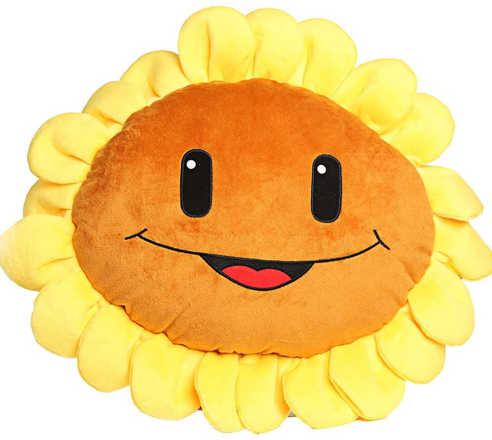 Stuck Out Tongue Sunflower Pillow, Plants vs. Zombies Plush Wiki