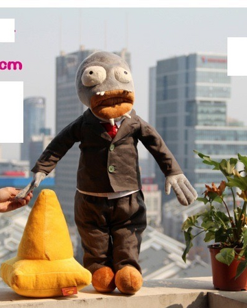 plants vs zombies conehead plush