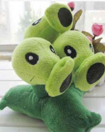 plants vs zombies threepeater plush