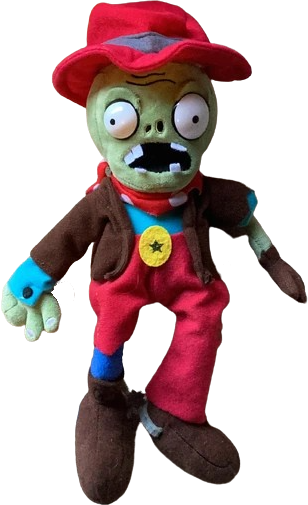 Plants Vs Zombies Cowboy Zombie & Chili Bean 3 Action Figur