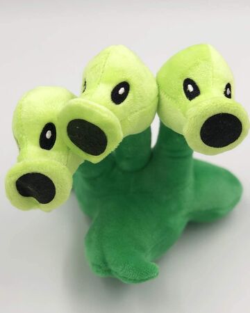 plants vs zombies threepeater plush