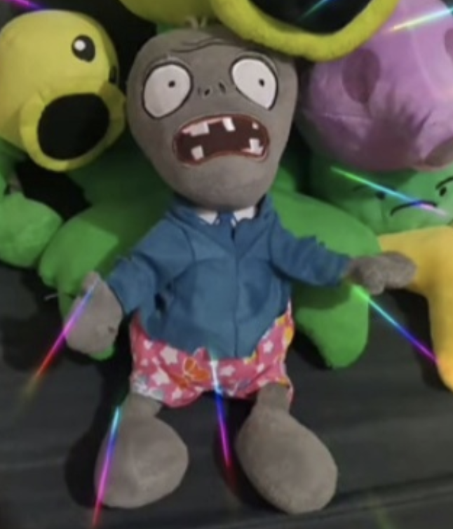 Purple Zombie based on the plush : r/PlantsVSZombies