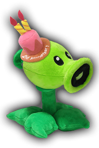 Birthdayz Peashooter | Plants vs. Zombies Plush Wiki | Fandom
