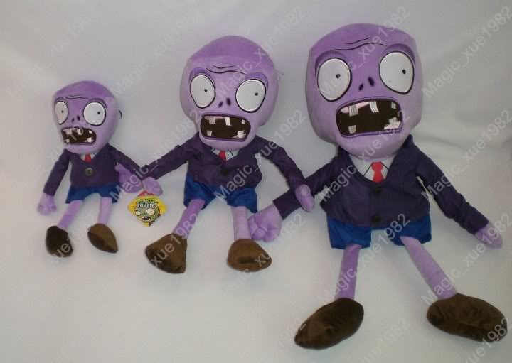 Plants vs. Zombies Plush Purple Zombie PVZ Plush Stuffed Animal Toy 6