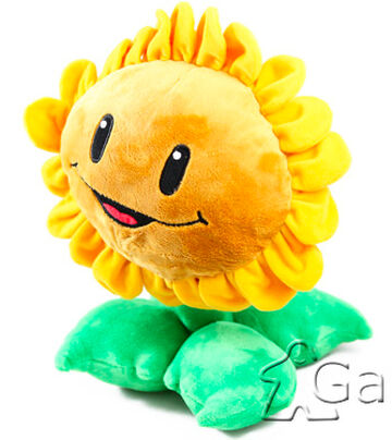 Stuck Out Tongue Sunflower Pillow, Plants vs. Zombies Plush Wiki