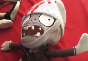 Buckethead zombie plush top
