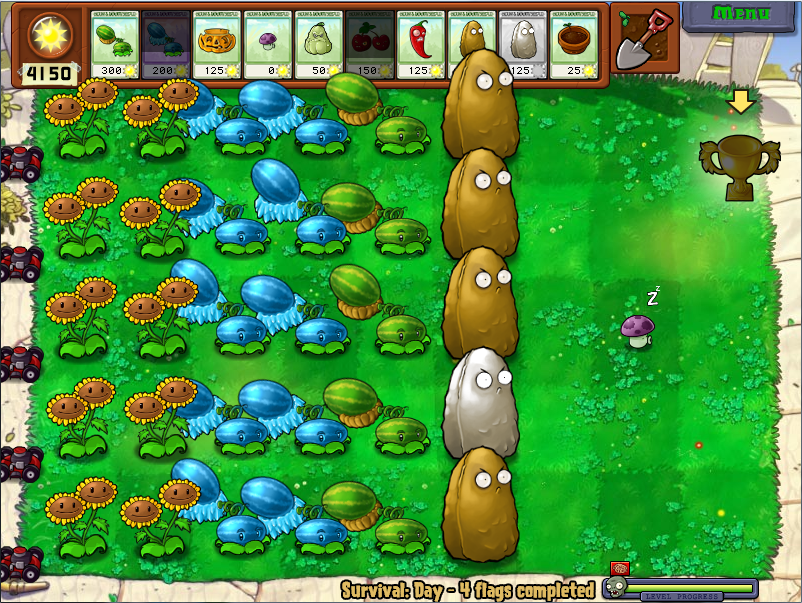 Survival: Day (Endless), Plants vs. Zombies Wiki