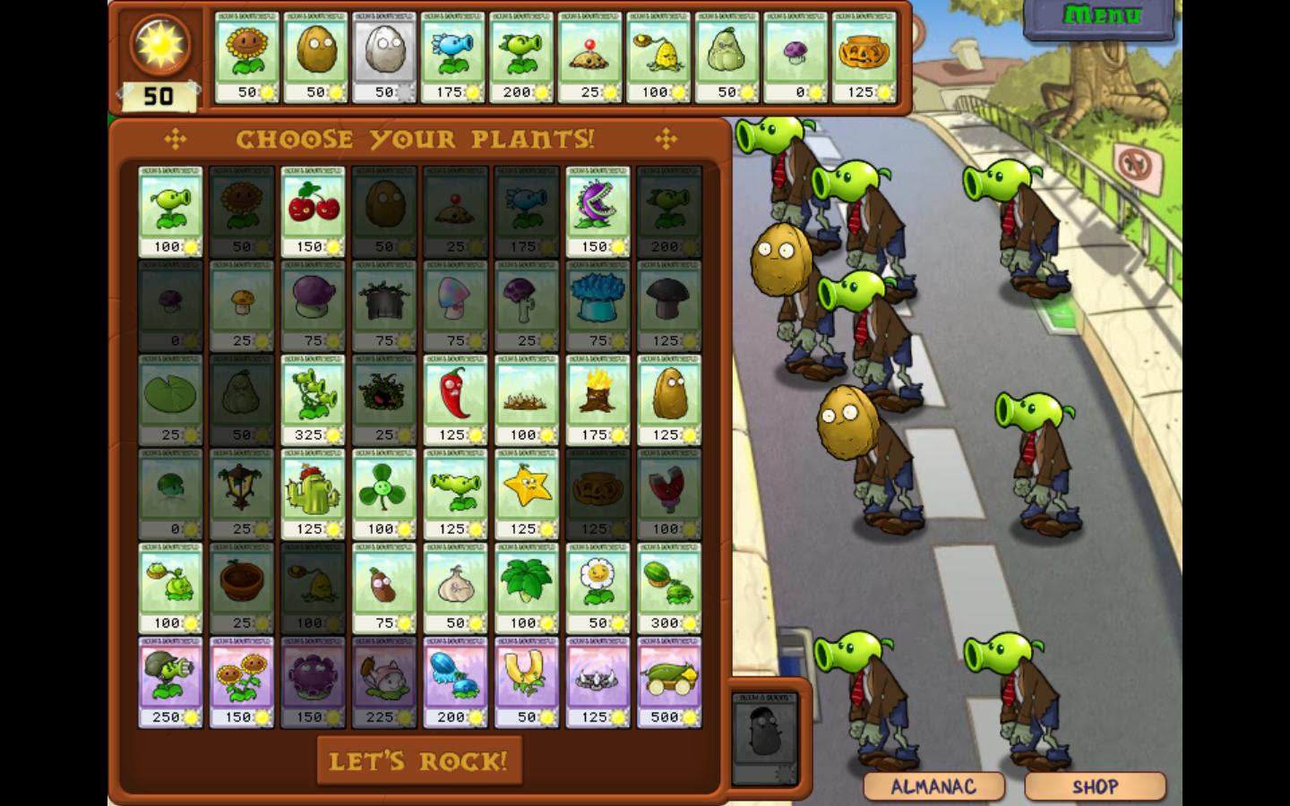 Plants vs Zombies. Zombotany Mod Gameplay 